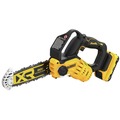 Chainsaws | Factory Reconditioned Dewalt DCCS623L1R 20V MAX Brushless Lithium-Ion 8 in. Cordless Pruning Chainsaw Kit (3 Ah) image number 2