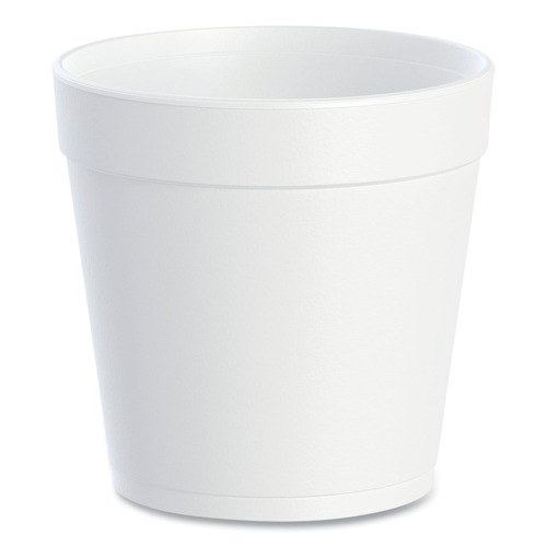 Just Launched | Dart 32MJ48 J Cup 32 oz. Insulated Foam Containers - White (500/Carton) image number 0