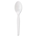  | Dixie TM23C7 Individually Wrapped Mediumweight Polystyrene Cutlery Teaspoons - White (1000/Carton) image number 0