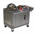 Utility Carts | JET JT1-128 Resin Cart 140019 with LOCK-N-LOAD Security System Kit image number 10