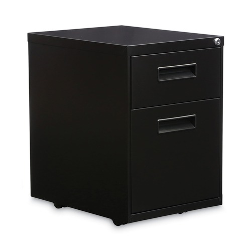 Office Filing Cabinets & Shelves | Alera ALEPABFBL 14.96 in. x 19.29 in. x 21.65 in. 2-Drawers: Box/File Legal/Letter Left or Right File Pedestal - Black image number 0
