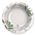  | Dixie SX20PATH Pathways Heavyweight 20 oz. Paper Bowls - Green/Burgundy (500/Carton) image number 0