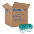 Cleaning & Janitorial Supplies | Kleenex KCC 11268 Ultra Soft Pop-Up Box 8.9 in. x 10 in. Folded Paper Towels - White (70-Piece/Box, 18 Boxes/Carton) image number 2