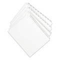  | Avery 82220 Preprinted Legal Exhibit 10-Tab '22-ft Label 11 in. x 8.5 in. Side Tab Index Dividers - White (25-Piece/Pack) image number 1