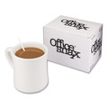 Office Jansan | Office Snax STR5 5 in. Plastic Stir Sticks - White (1000/Box) image number 3