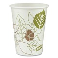 Cups and Lids | Dixie 2338PATH Pathways 8 oz. Paper Hot Cups (50/Pack) image number 1