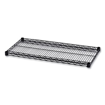 Alera ALESW583618BL Industrial Wire Shelving 36 in. x 18 in. Extra Wire Shelves - Black (2-Piece/Carton)