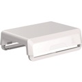 Office Furniture Accessories | Fellowes Mfg Co. 100098565 13.94 in. x 11.97 in. x 3.25 in. to 6 in. Supports 33 lbs. Breyta Monitor Stand - White image number 9