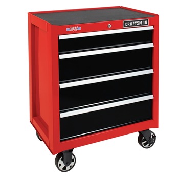 JOBSITE STORAGE | Craftsman CMST98215RB 26 in. 2000 Series 4-Drawer Rolling Tool Cabinet