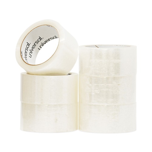 Office Jansan | Universal UNV63000 3 in. Core 1.88 in. x 60 yds. General-Purpose Box Sealing Tape - Clear (6/Pack) image number 0