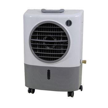 HESSAIRE PRODUCTS 115V 0.7 Amp Fixed Vent 1300 CFM Corded Evaporative Cooler - Off White