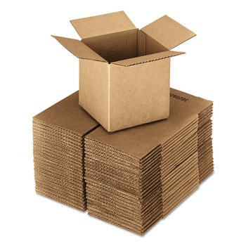 Universal Regular Slotted Container (RSC) 24 in. x 24 in. x 24 in. Cubed Fixed-Depth Corrugated Shipping Boxes - Brown Kraft (10/Bundle)