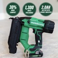 Brad Nailers | Metabo HPT NT1850DFTM 18V MultiVolt Brushless Lithium-Ion Cordless 18-Gauge Compact Brad Nailer Kit (2 Ah) image number 3