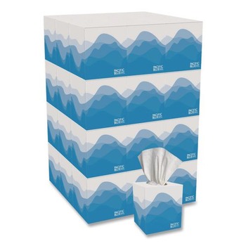 Georgia Pacific Professional 2-Ply Pacific Blue Select Cube Box Facial Tissue - White (36/Carton)