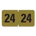 Labels | Smead 68324 Yearly End Tab 2024 File Folder Labels - Gold (1-Roll) image number 0
