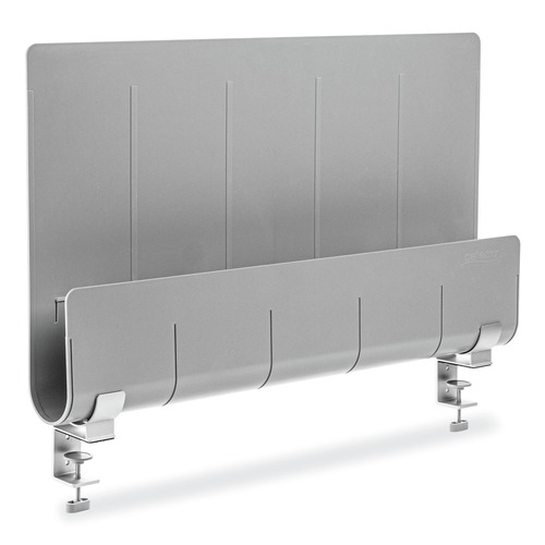 Office Furniture Accessories | Deflecto 400005 24 x 2.7 x 16.36 Oasis Privacy Panel - Gray image number 0