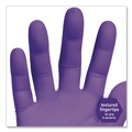 Disposable Gloves | Ansell 55082 6 mil Thick 9.5 in. Long Powder-Free PURPLE NITRILE Exam Gloves - Medium, Purple (100/Box) image number 5