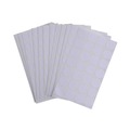 Office Jansan | Universal UNV40108 0.75 in. Diameter Self-Adhesive Removable Color-Coding Labels - White (28/Sheet, 36 Sheets/Pack) image number 1