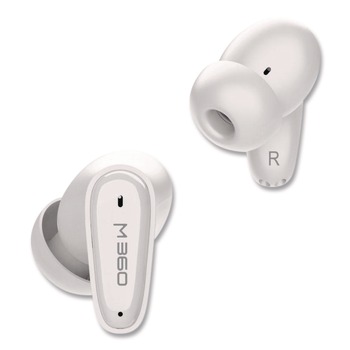 Morpheus 360 Nemesis True Wireless Earbuds, White