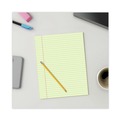 Office Jansan | Universal UNV22000 50-Sheets 8.5 in. x 11 in. Wide/Legal Rule Glue Top Pads - Canary-Yellow (1 Dozen) image number 5