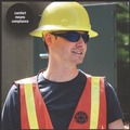 Labor Day Sale! Save $30 off $199! | Ansell 21307 3016314 Elite Safety Glasses - Black Frame, Blue Mirror Polycarbonate Lens (12/Carton) image number 1