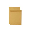 Office Jansan | Quality Park QUA42356 17 in. x 22 in. Fold Flap Closure, Kraft Envelope - Jumbo, Brown Kraft (25/Pack) image number 1