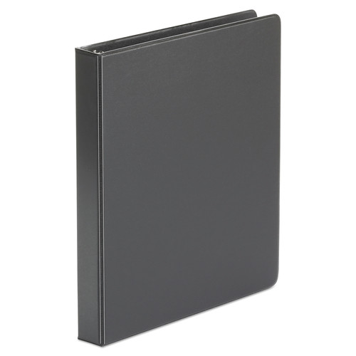  | Universal UNV31401PK Economy 1 in. Capacity 11 in. x 8.5 in. Non-View Round 3-Ring Binder - Black (4/Pack) image number 0