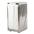 Napkin Dispensers | San Jamar H900X 150 Capacity 3.75 in. x 4 in. x 7.5 in. Tall Fold Tabletop Napkin Dispenser - Chrome image number 3