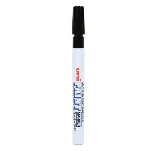 Permanent Markers | uni-ball 63701 Fine Bullet Tip Permanent Marker - Black image number 0