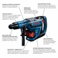 Rotary Hammers | Factory Reconditioned Bosch GBH18V-45CK24-RT PROFACTOR 18V Hitman Connected-Ready SDS-max Brushless Lithium-Ion 1-7/8 in. Cordless Rotary Hammer Kit with 2 Batteries (8.0 Ah) image number 9