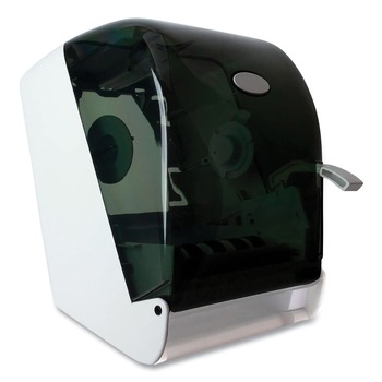 PAPER TOWEL HOLDERS | GEN AG10400 11.25 in. x 9.5 in. x 14.38 in. Lever Action Towel Roll Dispenser - Transparent (1/Carton)