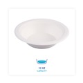 Bowls and Plates | Boardwalk BL-12BW 12 oz. Bagasse Dinnerware Bowl - White (1000/Carton) image number 5