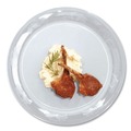 Bowls and Plates | WNA WNA DWP9180 9 in. Diameter Designerware Plastic Plates - Clear (10 Pack, 18 Packs/Carton) image number 2