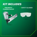  | Metabo HPT NR90AES1M 21-Degree 3-1/2 in. Plastic Collated Framing Nailer image number 2