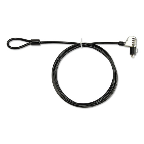 Office Jansan | Innovera IVR64673 6 ft. Steel Cable Combination Laptop Lock image number 0