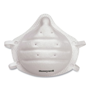 Honeywell ONE-Fit N95 Single-Use Molded-Cup Particulate Respirator - White (10/Pack)