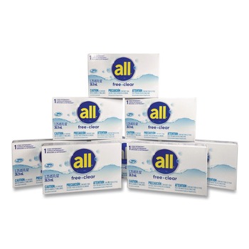 Surf Free Clear HE 1.6 oz Vend-Box Liquid Laundry Detergent - Unscented (100/Carton)