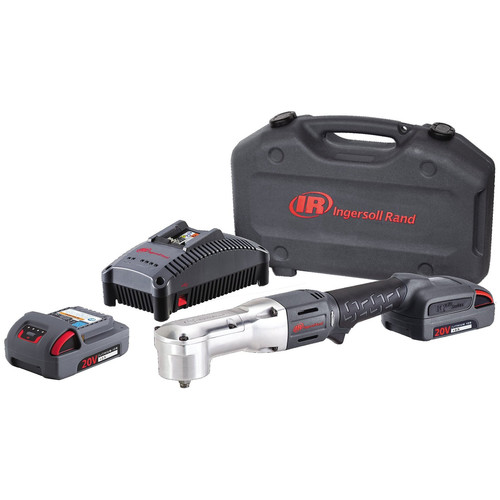 Impact Wrenches | Ingersoll Rand W5330-K22 20V Cordless Lithium-Ion 3/8 in. Right Angle Impact Wrench with 2 Batteries image number 0
