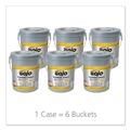 Cleaning & Janitorial Supplies | GOJO Industries 6396-06 10-1/2 in. x 12-1/4 in. Scrubbing Towels, Hand Cleaning - Fresh Citrus (6/Carton) image number 5