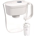 Food Service | Brita 36089CT 6-Cup Denali Water Filter Pitcher with 1 Standard Filter - White (2/Carton) image number 0