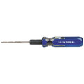 Screwdrivers | Klein Tools 625-24 6 - 32/ 8 - 32/ 10 - 24 Tap Size Triple Tap Multi-Bit Screwdriver image number 0