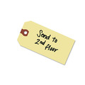  | Avery 12303 11.5 pt. Stock 3.75 in. x 1.88 in. Unstrung Shipping Tags - Manila (1000-Piece/Box) image number 3