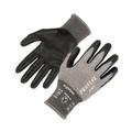 Work Gloves | Ergodyne 10303 ProFlex 7072 ANSI A7 Nitrile-Coated CR Gloves, Gray, Medium, 12 Pairs/Pack image number 0