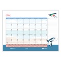 Calendars & Planners | House of Doolittle 139 22 in. x 17 in. 12-Month (Jan to Dec): 2026 Recycled Desk Pad Calendar - Illustrated Seasons Artwork, Black Binding/Corners image number 10