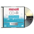 Office Jansan | Maxell 648210 700 MB/80 min. 48x Slim Jewel Case CD-R Recordable Disc - Silver (10/Pack) image number 1