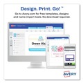 Office Jansan | Avery 74459 4 in. x 3 in. Top Load Necklace-Style Badge Holder with Laser/Inkjet Insert (100/Box) image number 6