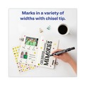 Office Jansan | Avery 08888 Broad Chisel Tip Large Desk-Style MARKS A LOT Permanent Marker - Black (1-Dozen) image number 5