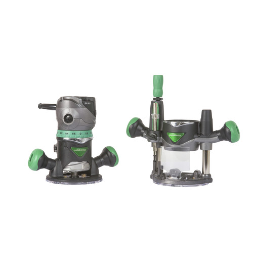 Plunge Base Routers | Factory Reconditioned Metabo HPT KM12VCM 2-1/4 HP Variable Speed Plunge and Fixed Base Router Kit image number 0