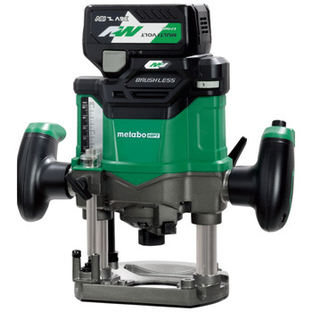 PLUNGE BASE ROUTERS | Metabo HPT M3612DAM MultiVolt 36V Brushless Lithium-Ion Cordless Plunge Router Kit (2.5 Ah)
