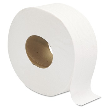GEN 3.25 in. x 720 ft. 2-Ply Septic Safe Jumbo JRT Bath Tissue - White (12 Rolls/Carton)